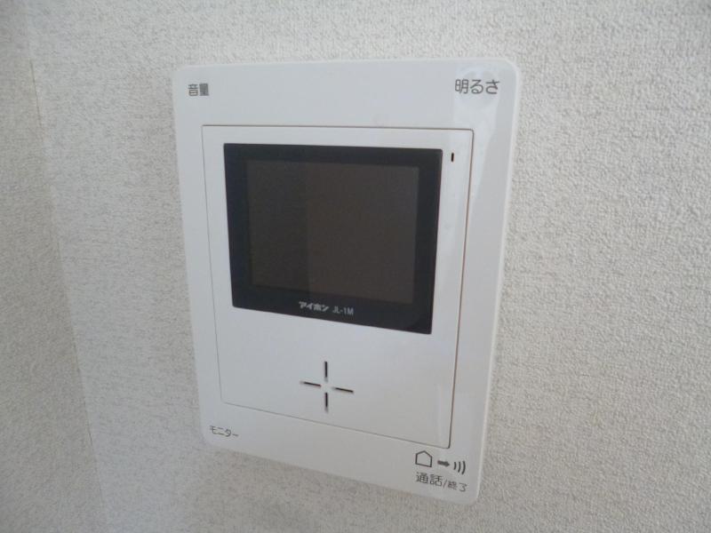 Security. TV monitor with intercom