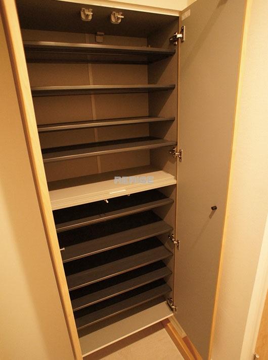 Entrance. Shoe box