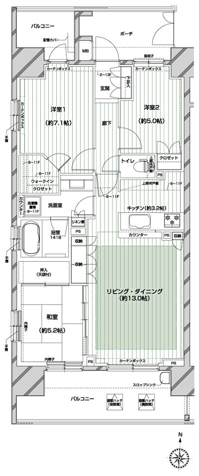 Floor: 3LDK, occupied area: 74.75 sq m, Price: 48,980,000 yen ~ 51,380,000 yen, now on sale