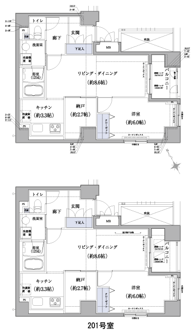 Floor: 1LDK + S, the occupied area: 49.22 sq m, Price: 35,900,000 yen, now on sale