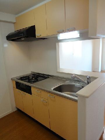 Kitchen. System kitchen (with a 3-burner stove and grill)