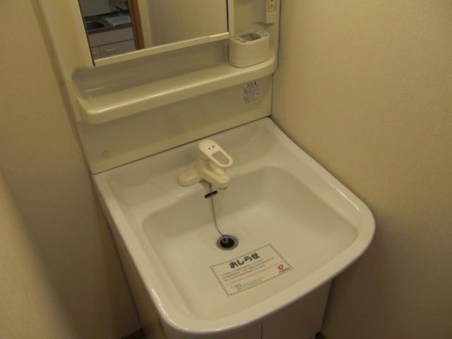 Washroom. Independent wash basin