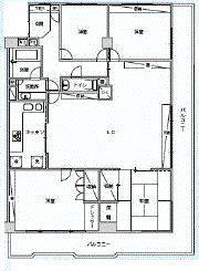 Floor plan. 4LDK, Price 35,800,000 yen, Footprint 117.39 sq m , Balcony area 30 sq m