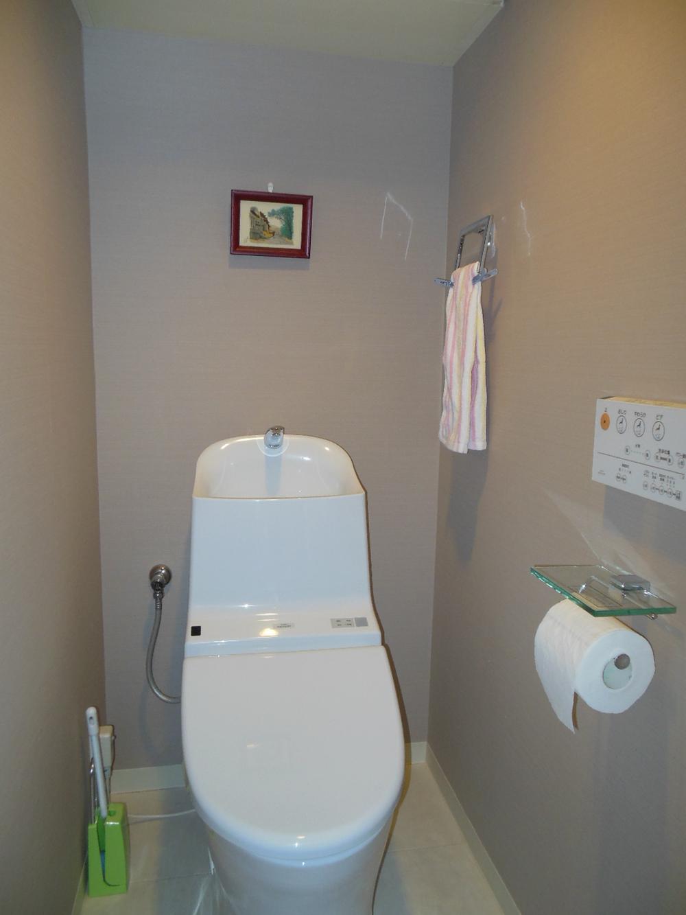 Toilet. Warm cleaning function with toilet seat