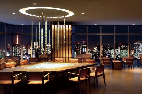  [Main lounge] Outside of the big open windows from floor-to-ceiling wider dynamic night scene (with shared facilities 4 points, Synthesize Rendering in was taken from a height equivalent to 33 floor near the local view photos (October 2012 shooting), In fact a slightly different. View is not intended to be guaranteed over the future)