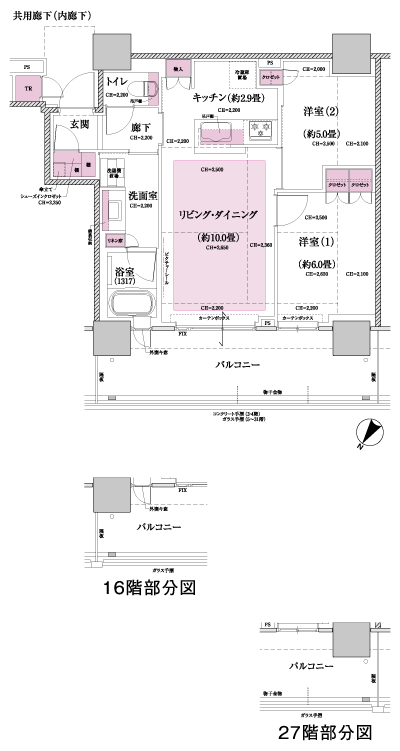 Floor: 2LDK + SIC, the occupied area: 55.94 sq m, Price: TBD