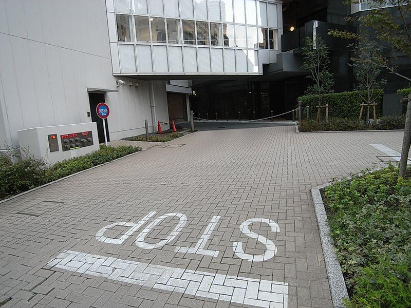 Parking lot. Parking is underground