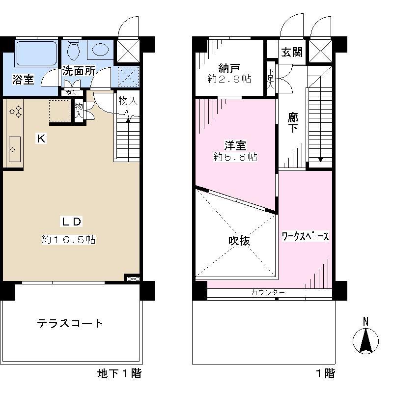 Floor plan. 2LDK + S (storeroom), Price 39,900,000 yen, Occupied area 74.62 sq m
