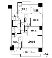 Floor: 2LDK + S / 3LDK, occupied area: 67.69 sq m