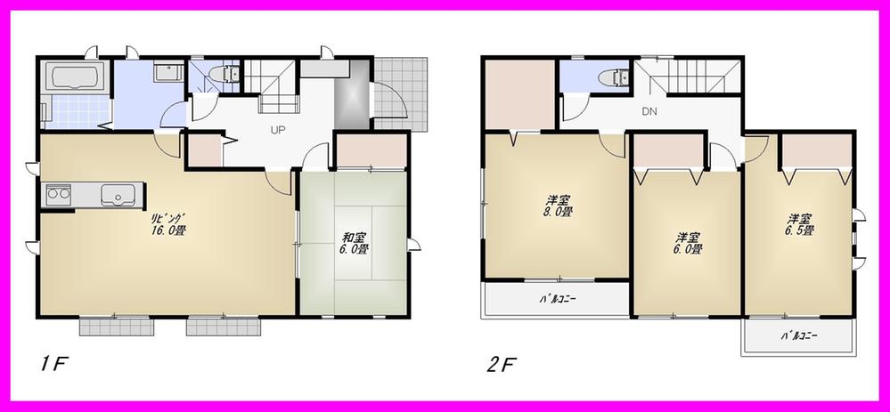 Floor plan. 54,800,000 yen, 4LDK, Land area 144 sq m , Building area 105.99 sq m floor plan