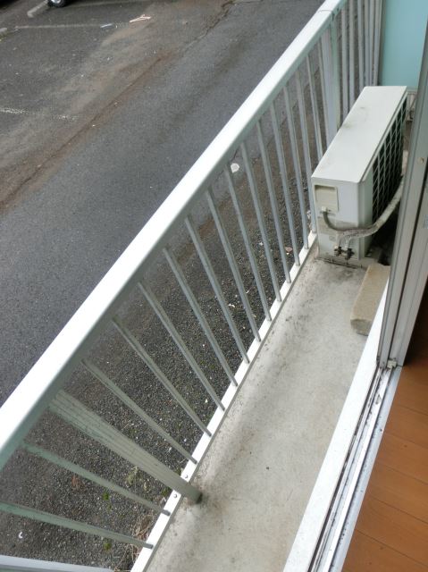 Balcony.  ☆ It dries the laundry well than Hoseru outside ☆