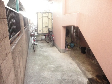 Other common areas. Bicycle parking space