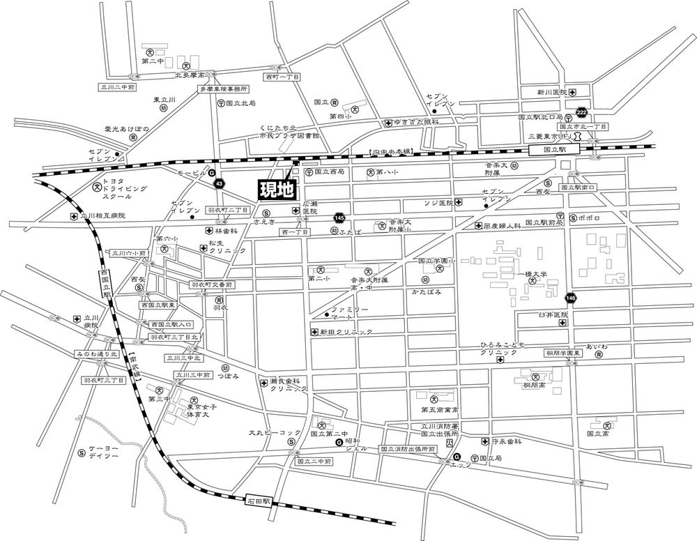 Local guide map. Address: National Shinishi 1-2-36