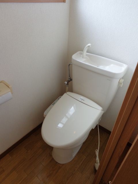 Toilet. Toilet is with a comfortable shower ☆