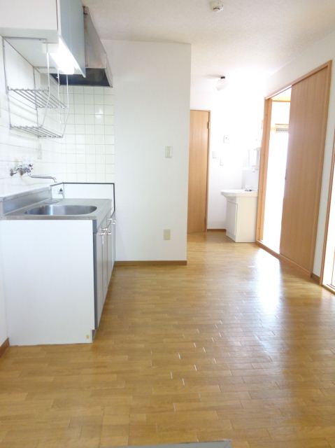 Kitchen. You Hakadori also dishes in the large kitchen ☆