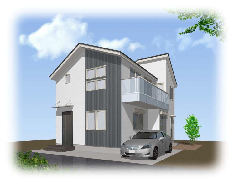 Rendering (appearance). Walk from the National Station 13 minutes  ~ A quiet residential area in National City ~