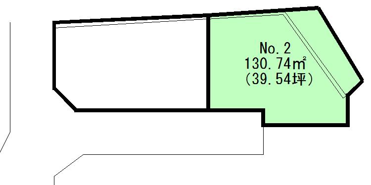 Compartment figure. Land price 28.5 million yen, Land area 130.74 sq m