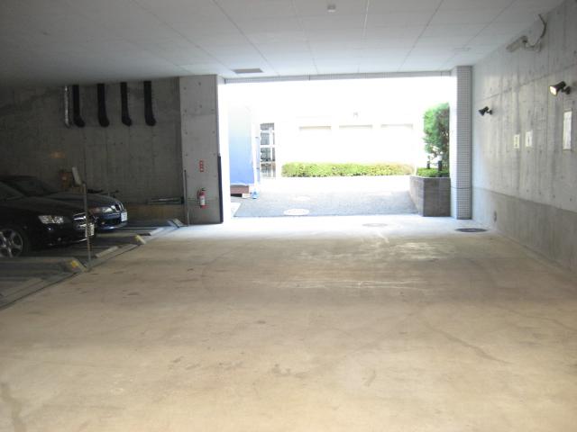 Parking lot. Common areas