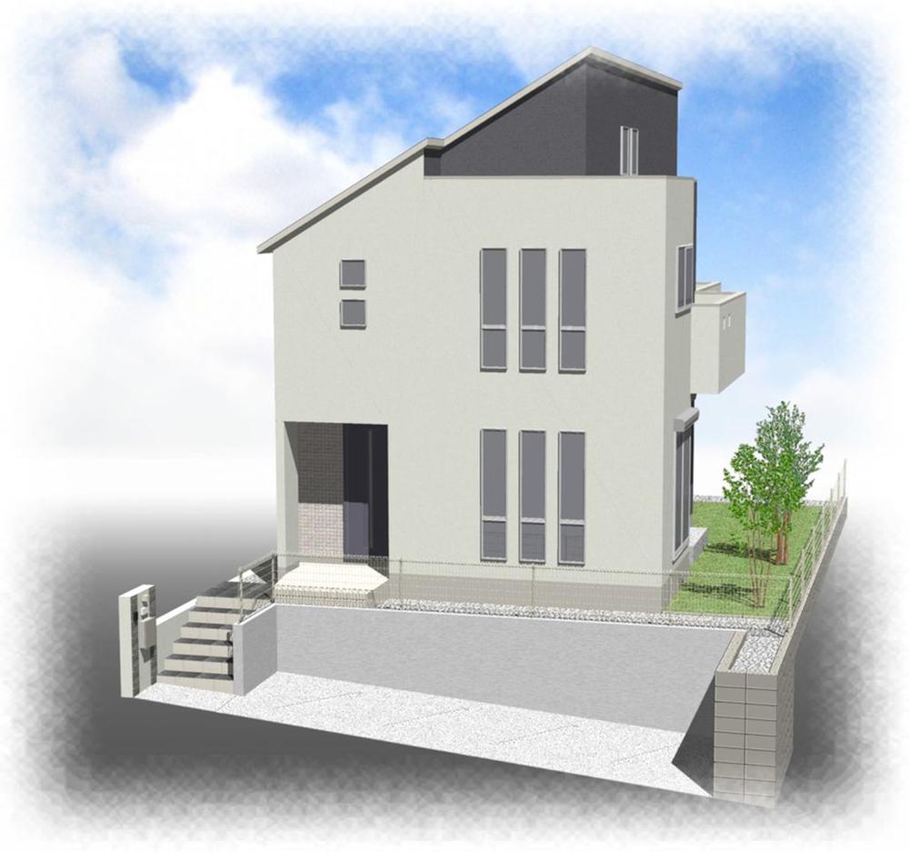 Rendering (appearance). Designer house