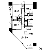 Floor: 3LDK + WIC, the occupied area: 73.49 sq m