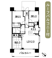 Floor: 3LDK + WIC, the occupied area: 70.66 sq m