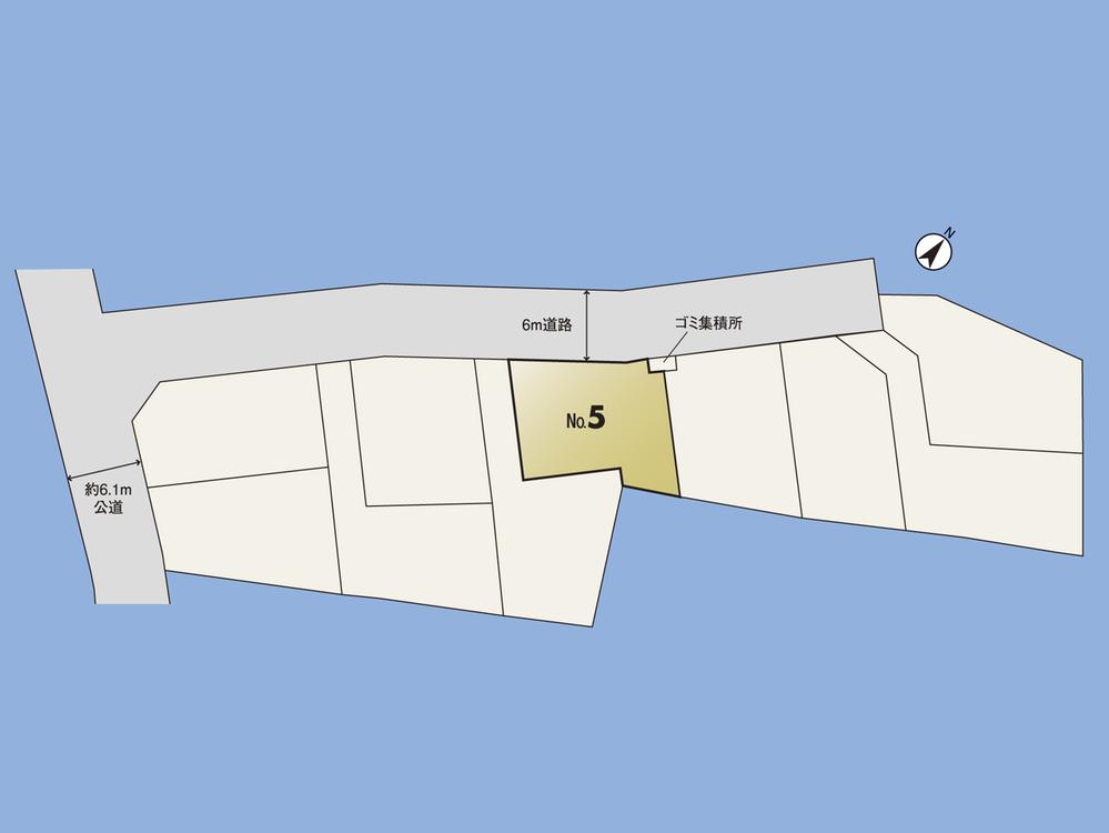 Compartment figure. Land price 31,800,000 yen, Land area 125.08 sq m
