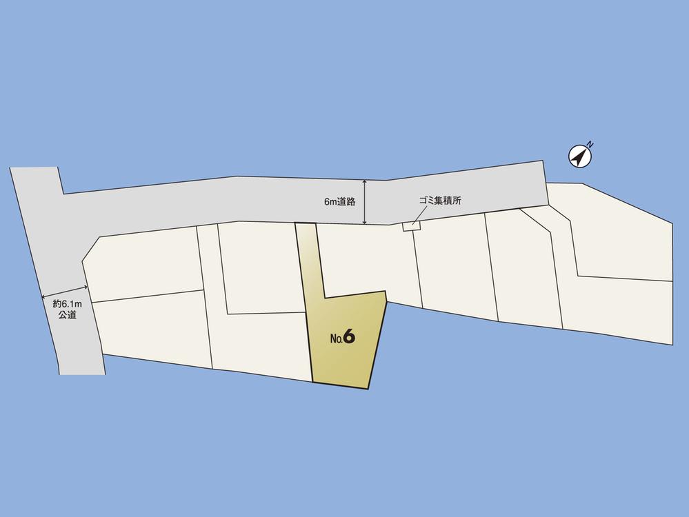 Compartment figure. Land price 27,800,000 yen, Land area 138.75 sq m