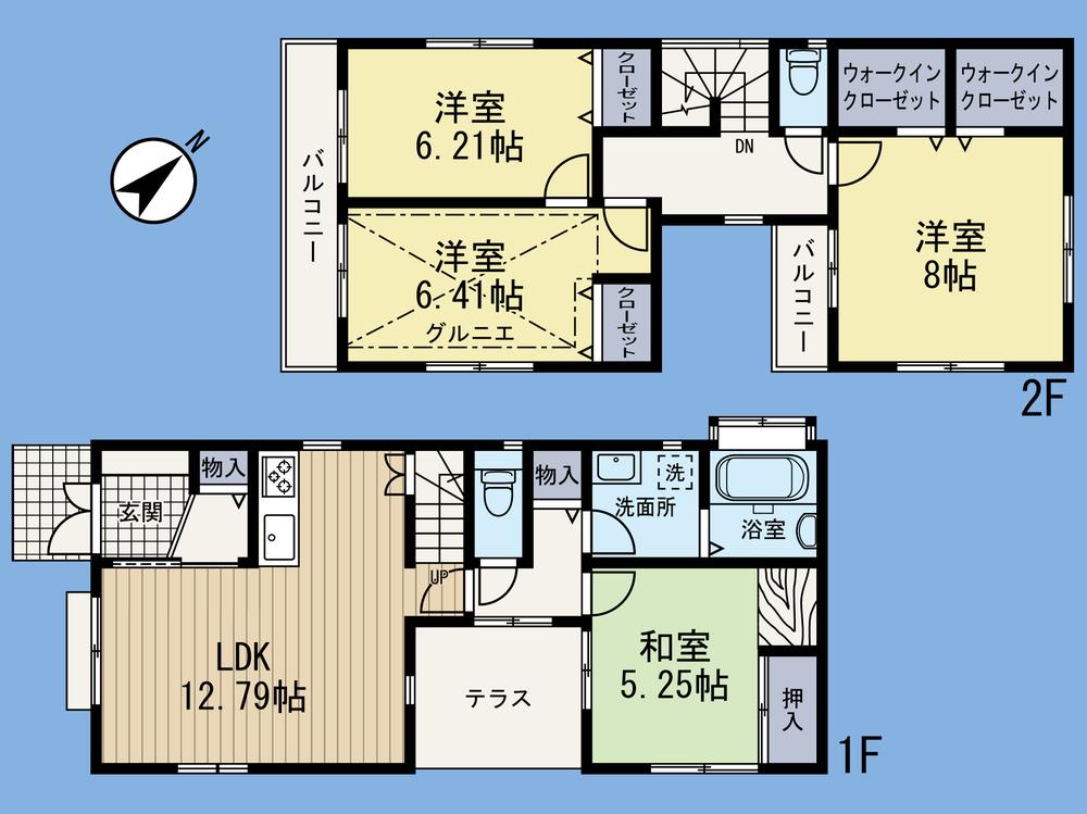Floor plan. 45,800,000 yen, 4LDK, Land area 125.65 sq m , Building area 100.42 sq m floor plan
