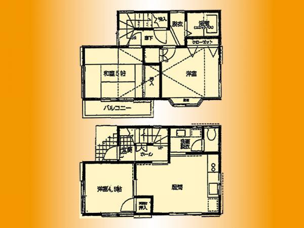 Floor plan. 19,800,000 yen, 3DK, Land area 99.18 sq m , Building area 72.04 sq m
