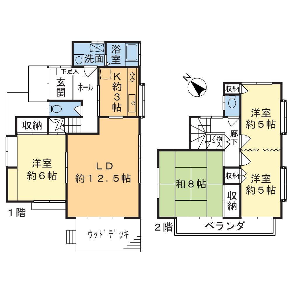 Floor plan. 29 million yen, 4LDK, Land area 178.29 sq m , Building area 94.8 sq m