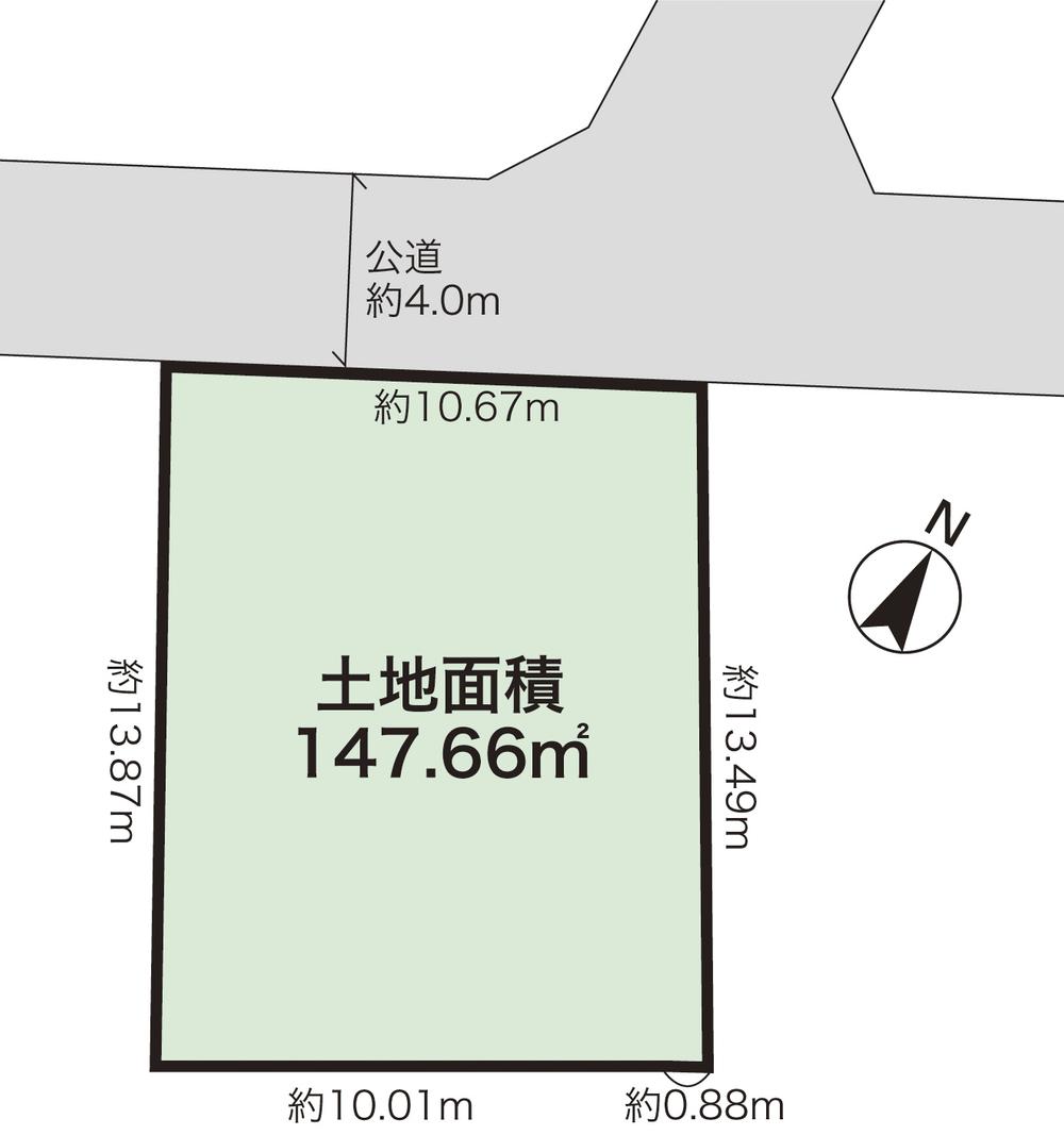 Compartment figure. 29,900,000 yen, 4LDK, Land area 147.66 sq m , Building area 108.79 sq m