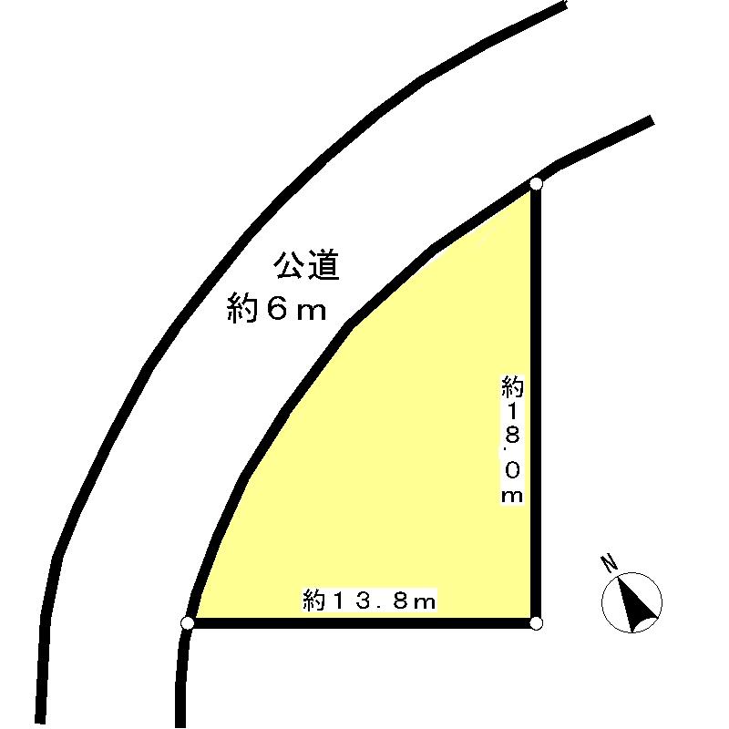 Compartment figure. Land price 22,800,000 yen, Land area 162.55 sq m