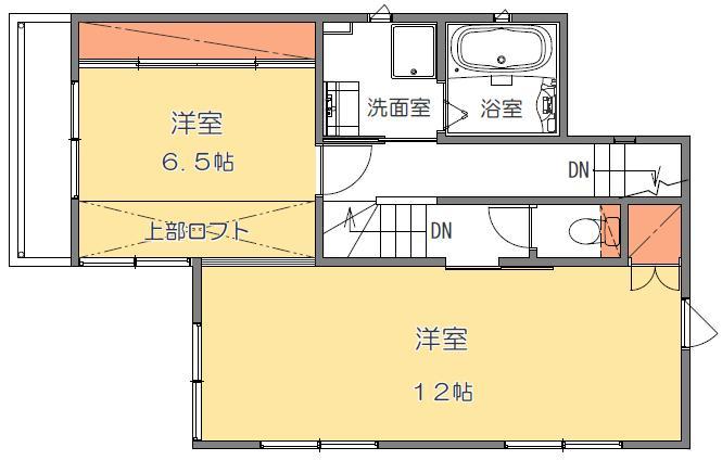 Floor plan. 58 million yen, 4LDK + S (storeroom), Land area 125 sq m , Building area 99.36 sq m