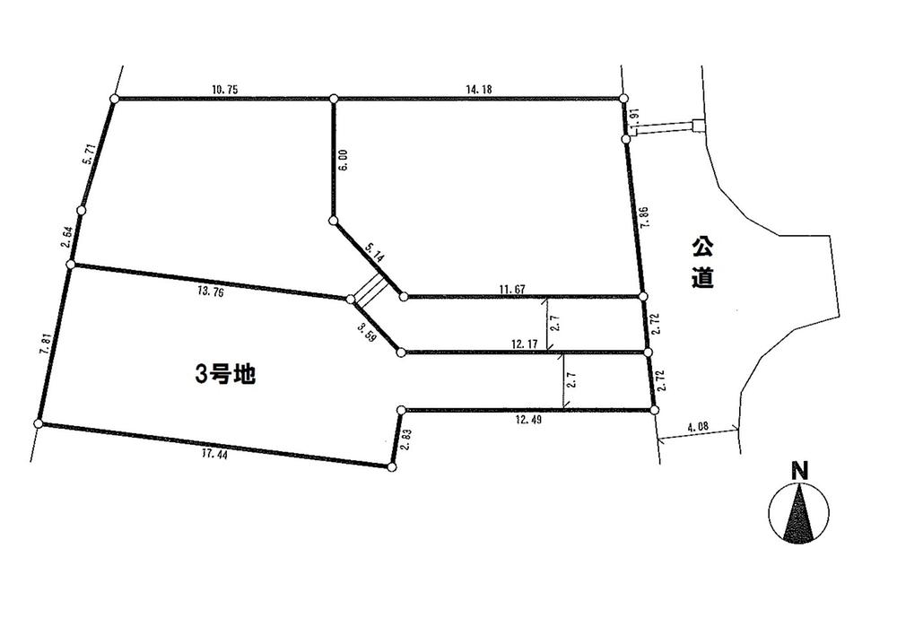 Compartment figure. Land price 17.8 million yen, Land area 162.87 sq m