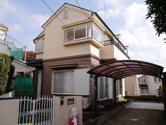 Local appearance photo. Super around in a quiet residential area ・ Home center ・ Many living environment also commercial facilities is also good renovated housing.