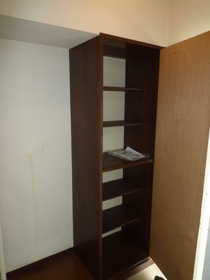 Entrance. Shoe box