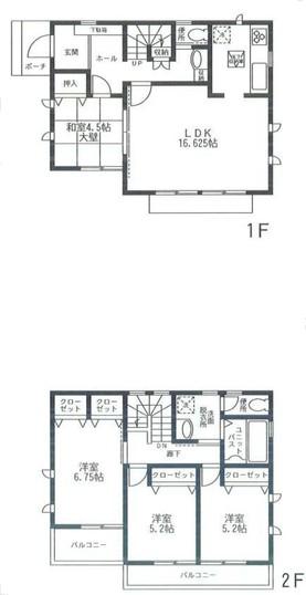Floor plan. 36,800,000 yen, 4LDK, Land area 130.67 sq m , Building area 98.12 sq m