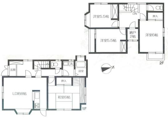 Floor plan. 26 million yen, 4LDK, Land area 130.77 sq m , Building area 93.56 sq m