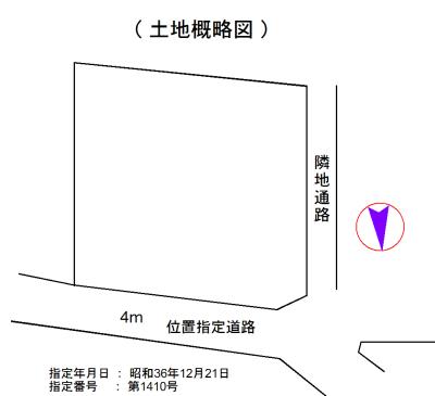 Compartment figure. Land price 16 million yen, Land area 194.01 sq m