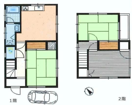 Floor plan. 16 million yen, 3DK, Land area 77.59 sq m , Building area 63.62 sq m