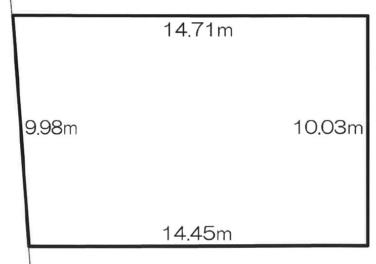 Compartment figure. Land price 25,500,000 yen, Land area 145.07 sq m