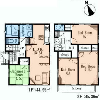 Floor plan. (4), Price 28.8 million yen, 4LDK, Land area 111.95 sq m , Building area 90.31 sq m