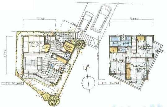 Floor plan. 45,800,000 yen, 4LDK, Land area 131.01 sq m , Building area 97.5 sq m