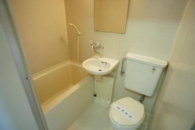 Bath. Unit bus with cleanliness!