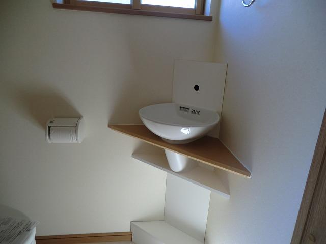 Toilet. A restroom toilet is very convenient. 