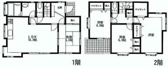 Floor plan. 32,800,000 yen, 4LDK, Land area 143.4 sq m , Building area 104.33 sq m