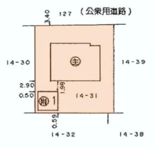 Compartment figure. Land price 31,800,000 yen, Land area 245.31 sq m