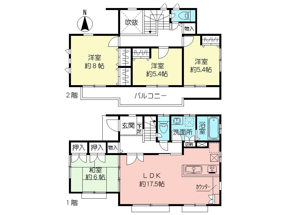 Floor plan. 500m business hours until Inageya / 9:30 ~ 21:30 (2013 September 26, 2008)