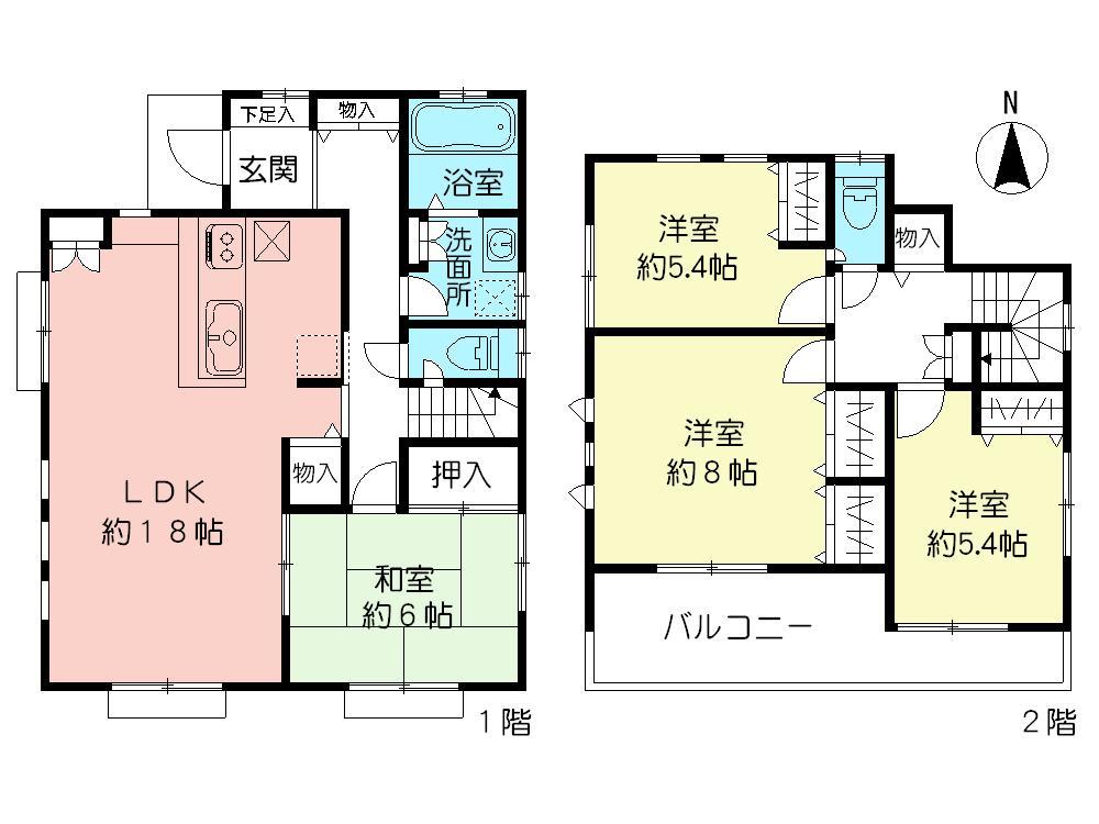 Floor plan. 500m business hours until Inageya / 9:30 ~ 21:30 (2013 September 26, 2008)