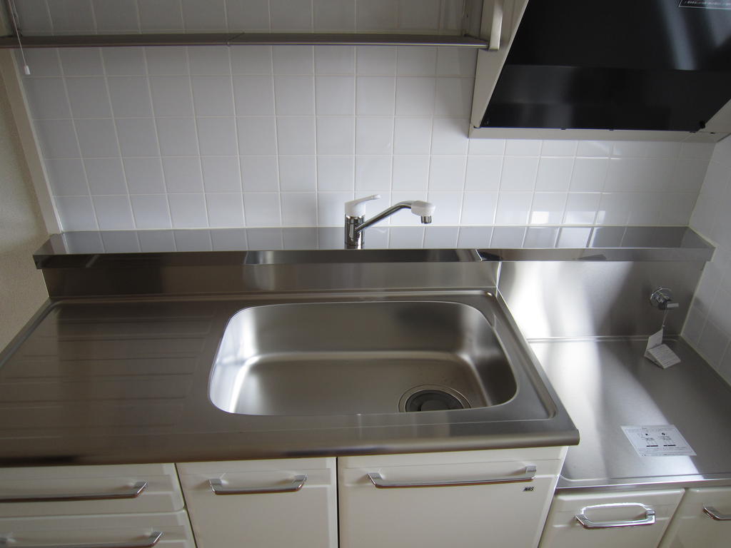 Kitchen. Sink shiny